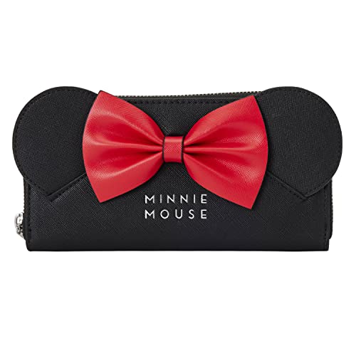 Loungefly Disney Minnie Mouse Ears with Bow Zip Around Wallet