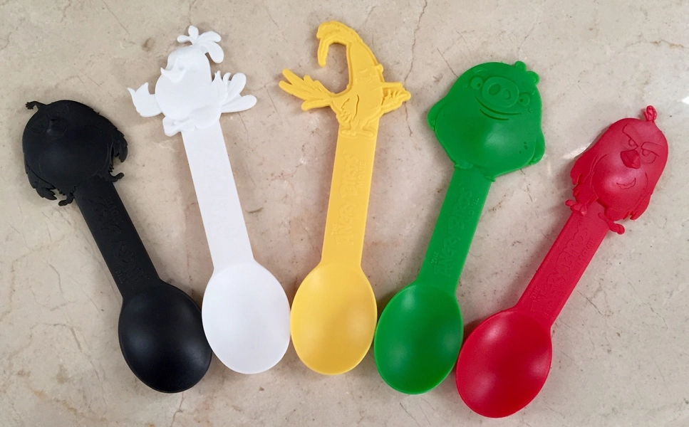 Angry Birds Collector Spoons - All 5 - NEW!