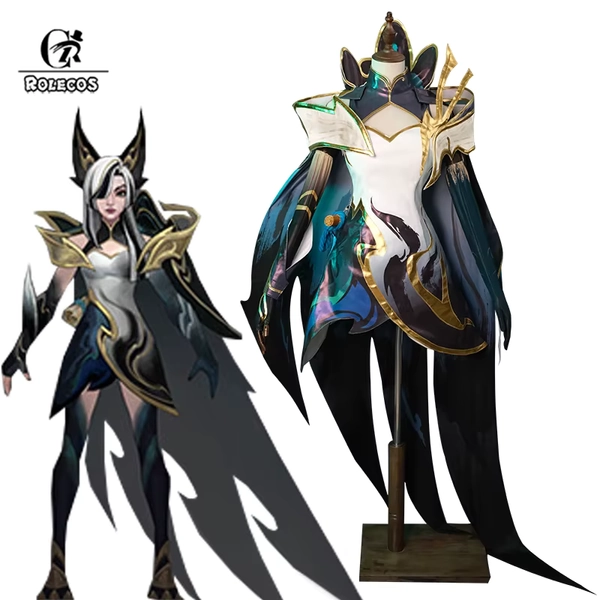 NSPSTT Xayah Cosplay Costume Game LOL Calligraphia Xayah New Skin Women Dress Halloween Uniform Party Outfit Fullset With Cloak - AliExpress 
