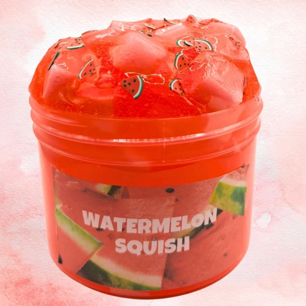 Watermelon Squish, Watermelon-scented Clear Slime