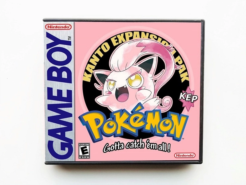 Pokemon Kanto Expansion Pak Game / Case - Gameboy (GB) English Fan Mod (USA)