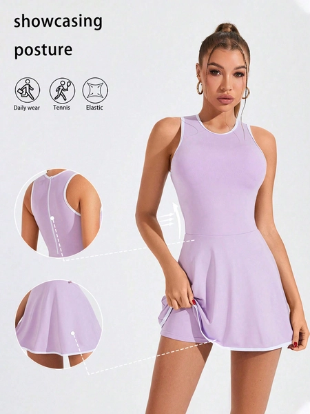 Golf casual purple dress 