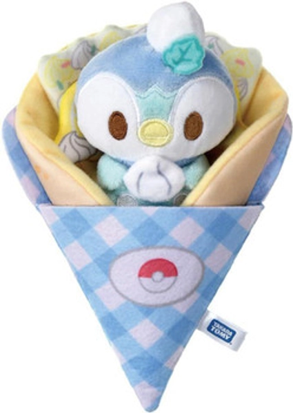 Takara Tomy Pokemon PokePiece Twirling Crepe Plush Piplup