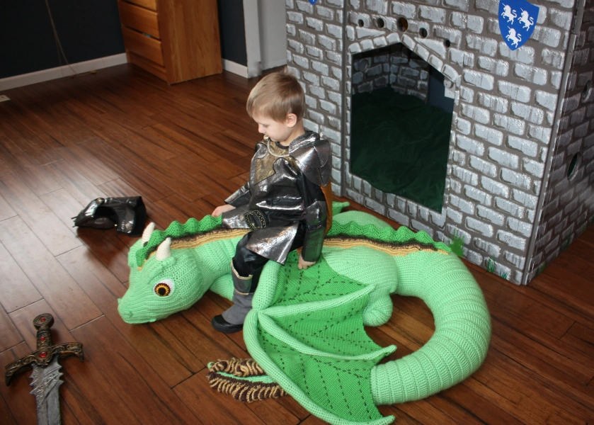 Kiefer the Forest Dragon (Life-size Baby Dragon Pattern)