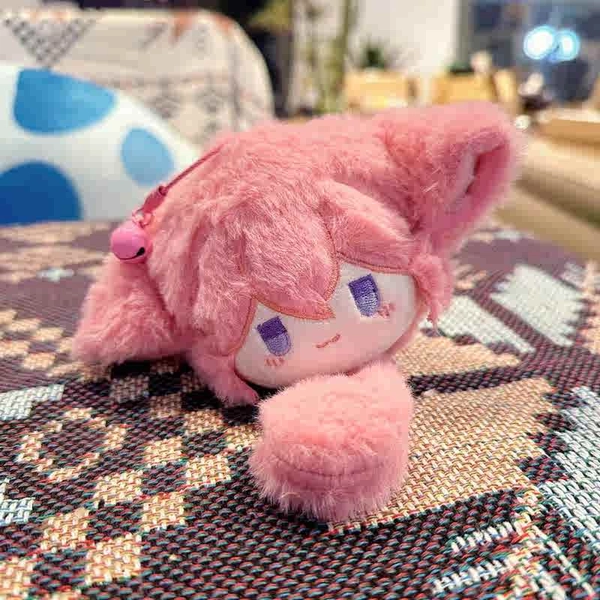 Yae Miko Plush Keychain Cute Genshin Impact Yae Miko Plushie