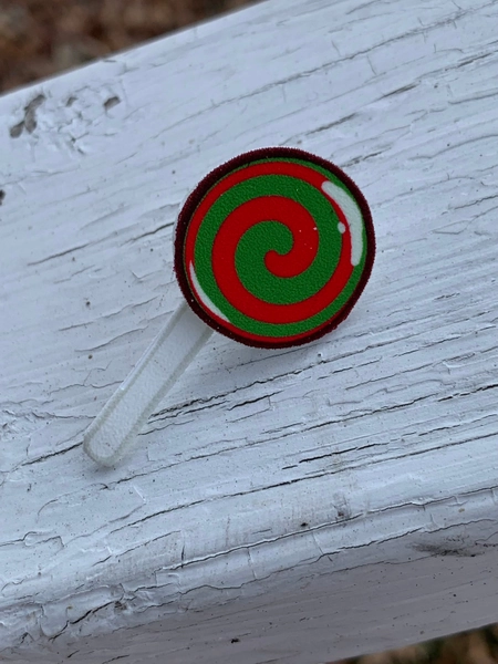 Homestuck Lolipop spin Shrinky dink pin