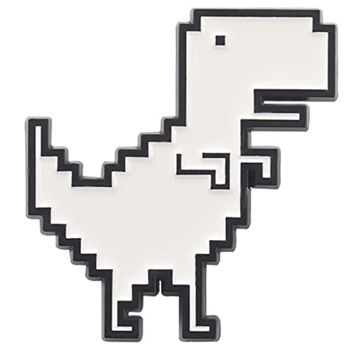Enamel Pins for Backpacks Cute Lapel Pins Funny Brooch Women Gift - Dinosaur Pixel
