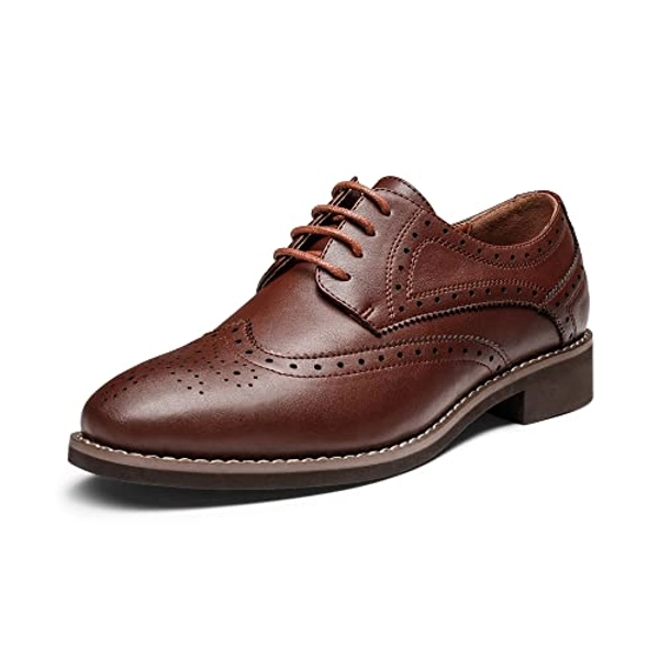 Bruno Marc Women's Classic Oxfords Lace Up Business Formal Wingtip Brogue Dress Shoes