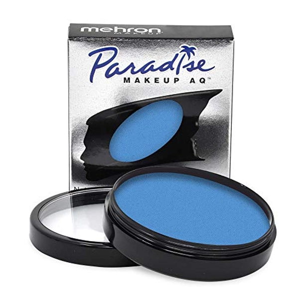 Mehron Makeup Paradise Makeup AQ Pro Size | Stage & Screen, Face & Body Painting, Special FX, Beauty, Cosplay, and Halloween | Water Activated Face Paint & Body Paint 1.4 oz (40 g) (Sky)