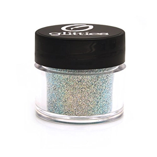 GLITTIES - Arctic Sky - Cosmetic Extra Fine (.006") Mixed Glitter Powder - Make Up, Body, Face, Hair, Lips, Nails - (10 Gram Jar)