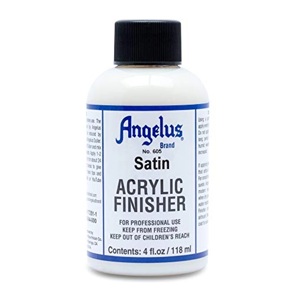 Angelus Acrylic Leather Paint Satin Finisher #605-4 Ounces