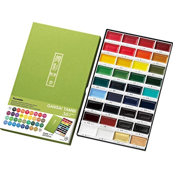 Kuretake MC2036V Gansai Tambi 36 Color Set
