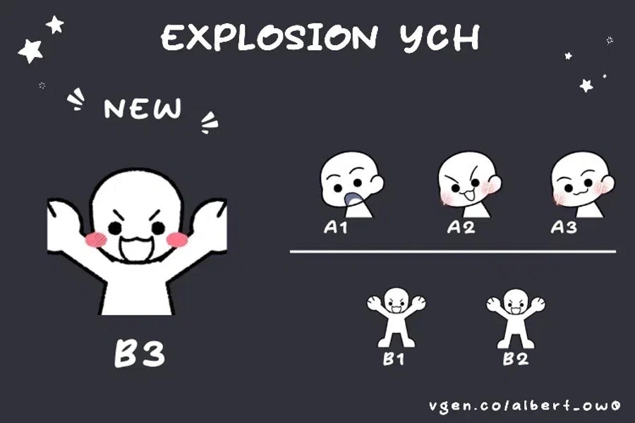 "NEW B3 " Explosion Emote by Albert (@albert_ow0)
