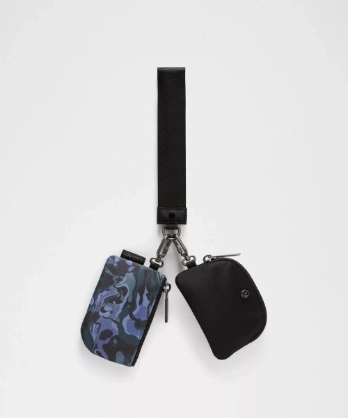 Dual Pouch Wristlet - Flower Meld Mini Multi/Gunmetal - ONE SIZE