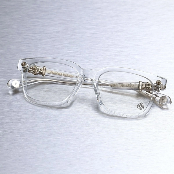 RARE! Chrome Hearts Cox Ucker Crystal Gold Glasses - Vagilante Vagillionaire