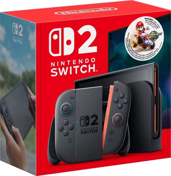 Nintendo Switch 2 + Mario Kart World Bundle - Multi