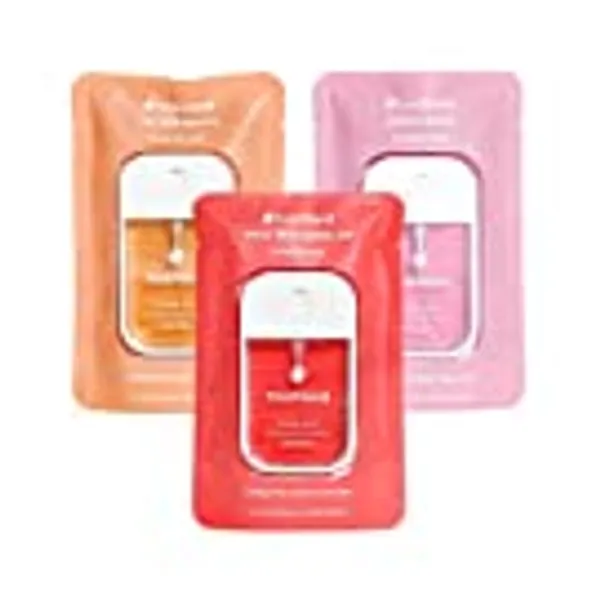 Touchland Power Mist Hydrating Hand Sanitizer JUICY 3-PACK | Watermelon, Peach, Berry | 500-Sprays each, 1 FL OZ (Set of 3)