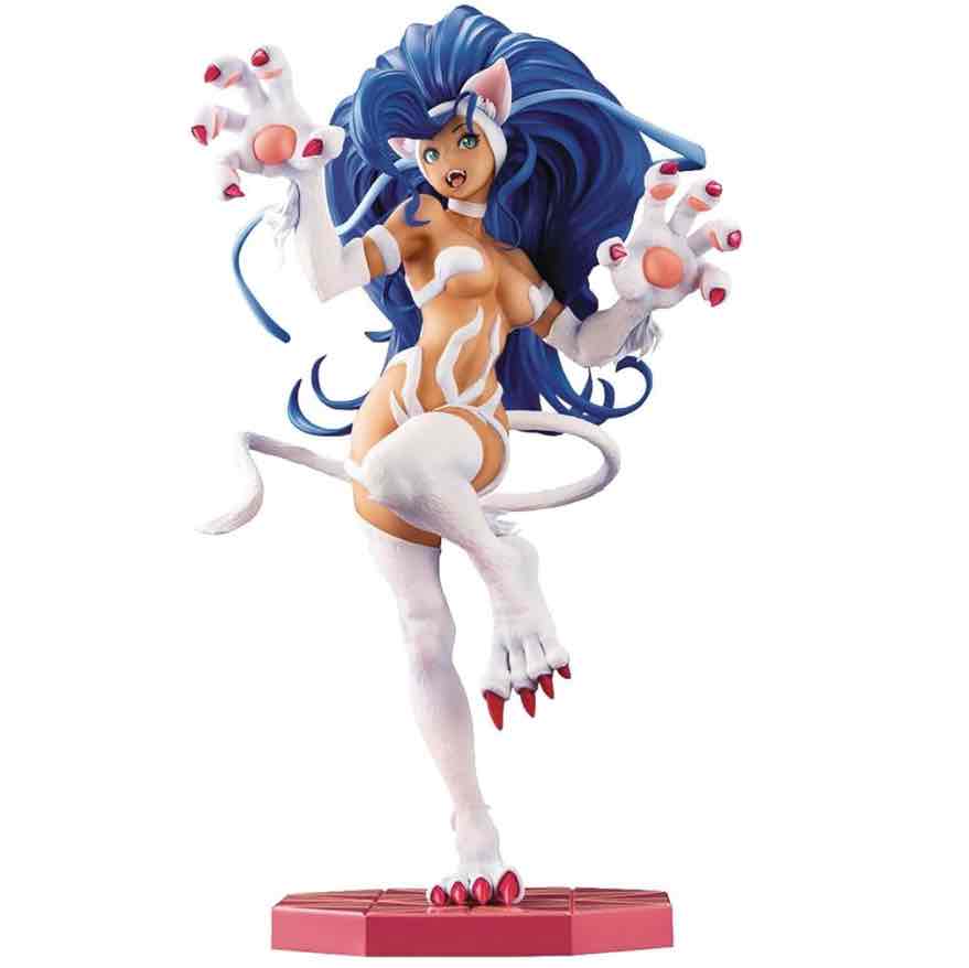 Kotobukiya Darkstalkers: Felicia Bishoujo Statue, Multicolor