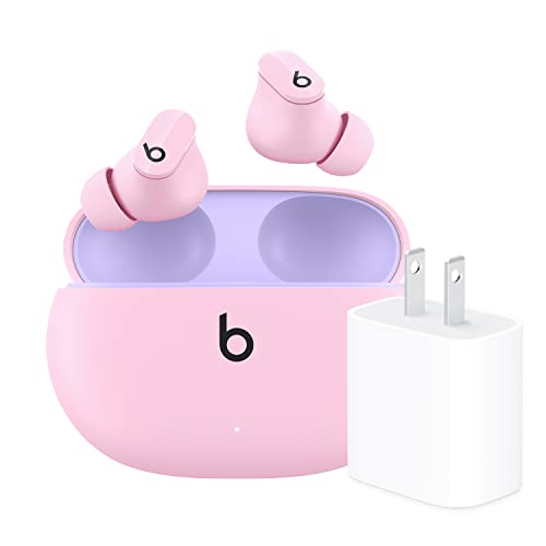 Beats Studio Buds with Apple 20W USB-C Power Adapter - Sunset Pink - Sunset Pink - Studio Buds & Power Adapter - Without AppleCare+