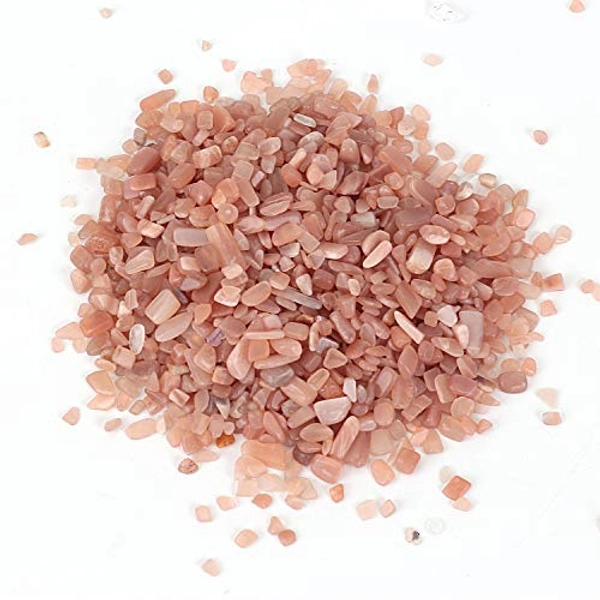 Shiny Stone Decorative Crystal Stones,Aquarium Gravel Rocks,Fish Gravel,Decorative Stones for DIY Home Garden Succulent Gifts Decoration (Red Moonlight, 5-7mm)