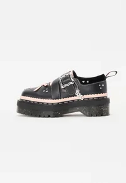 KEMSLEY - Chaussons - black/powder pink