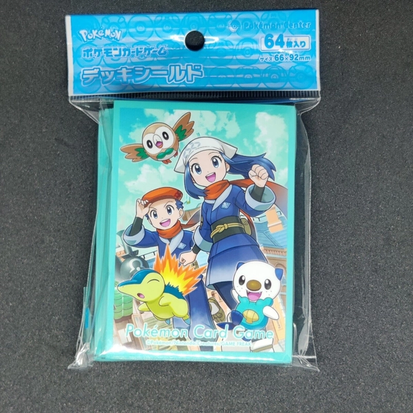 Pokemon Center Japan Sleeves Hisui Friends Akari &amp; Rei 64 count US SELLER