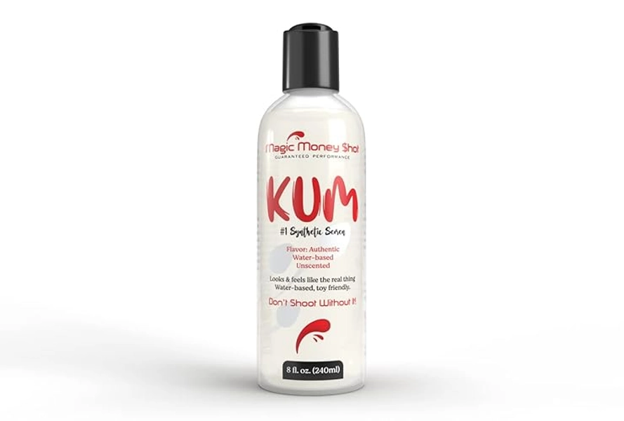 Magic Money Shot Kum: Synthetic Semen, Water-Based, 8oz Authentic Flavor