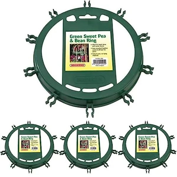 Bosmere Garden Care Green Sweet Pea & Bean Ring, N505 (Pack of 4)