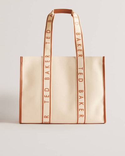 GEORJEY - Branded Webbing Canvas Tote
