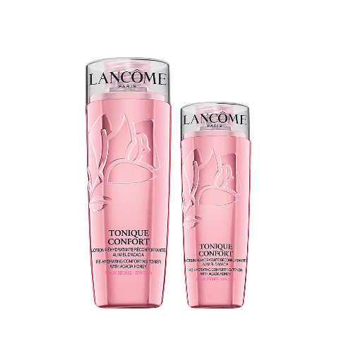Lancôme Tonique Confort Hydrating Facial Toner Dual Pack with Hyaluronic Acid, Acacia Honey, & Sweet Almond Oil - Improves Skin Hydration - 4.2 Fl Oz & 6.7 Fl Oz - 