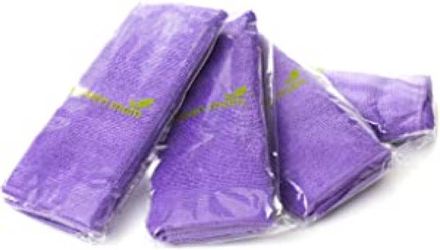Screen Mom Screen Cleaning Purple Microfiber Cloths (4-Pack) - Best for LED, LCD, TV, iPad, Tablets, Computer Monitor, Flatscreen