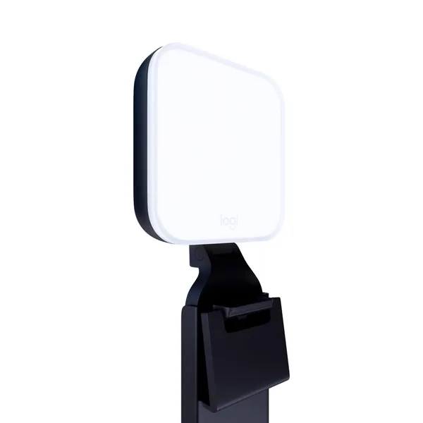 Logitech for Creators Litra Glow Premium LED Streaming Light with TrueSoft, Adjustable Monitor Mount, Brightness & Color Temp Settings, Desktop app Control for PC/Mac - Graphite - Monitor Light Light