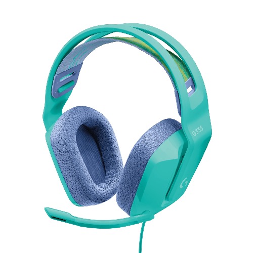 Logitech G335 Wired Gaming Headset, Mint