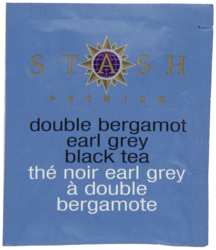 Stash Double Bergamot Earl Grey Tea Bags, 100 Count