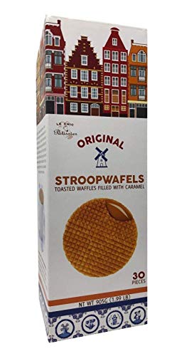 Original Stroopwafels- Toasted Waffles filled with Caramel - 1.98 Pound (Pack of 1)