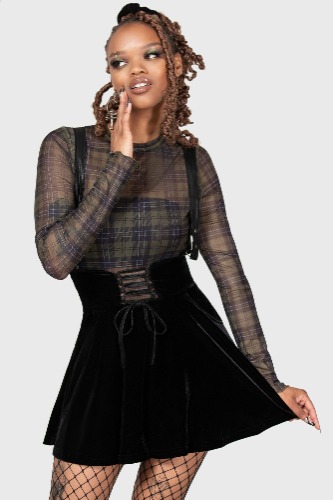 Aboloft Suspender Skirt | XS / Black / 95% Polyester 5% Elastane