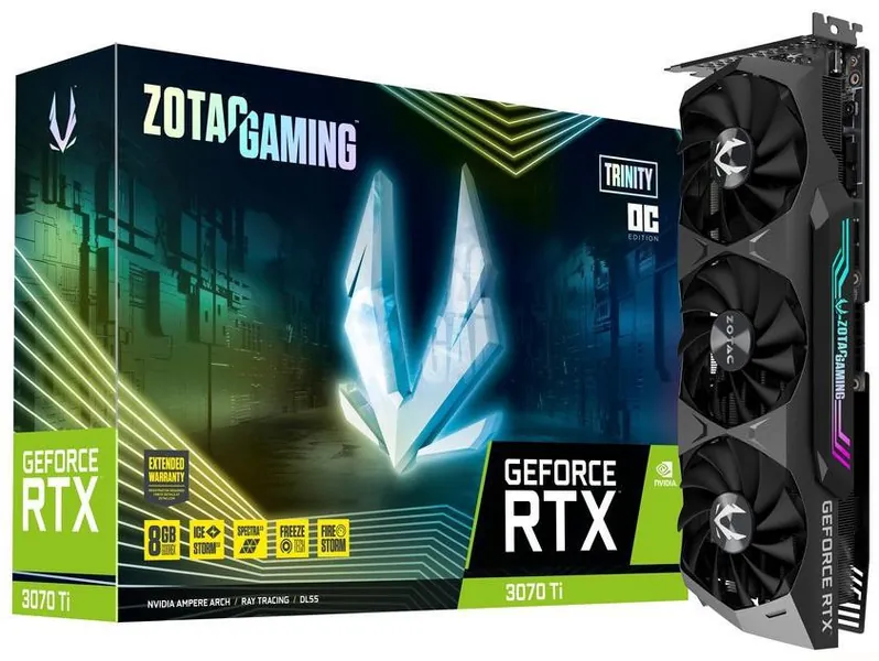 ZOTAC GAMING GeForce RTX 3070 Ti Trinity OC, 8GB