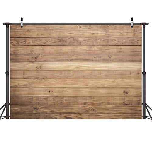 LYWYGG 7x5FT Holz Hintergrund Baby Shower Hintergründe Party Dekorationen Hintergründe Requisiten Für Studio Für Fotografen Retro Holzwand Hintergrund Stoff Nahtlos CP-176 - 7x5FT