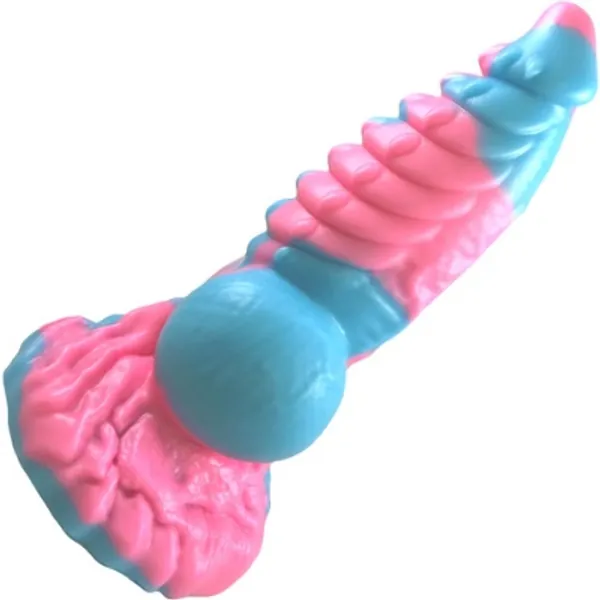 Dovah Silicone Fantasy Dragon Dildo By Phreak - Small, Bubblegum Marble