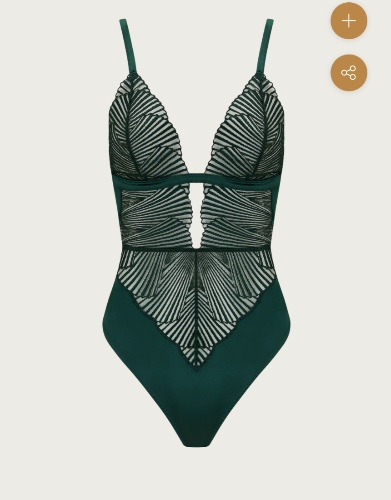 Coco De Mer Deep Green Bodysuit