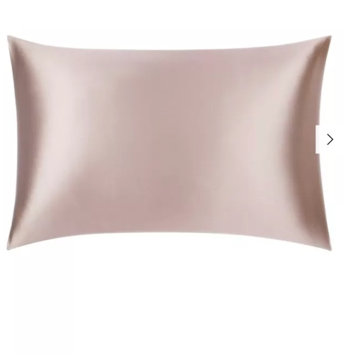 Organic Mulberry Silk Standard Pillowcase, Pale Pink
