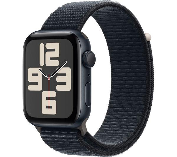 APPLE Watch SE (2023) - 44 mm Midnight Aluminium Case with Midnight Sport Loop
