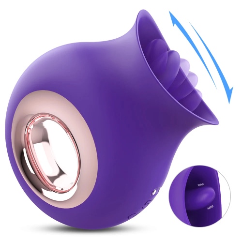 CLEOPATRA Snail Tongue Vibrator: Clitoral Sucking Pleasure - 94mm*81mm*36mm / Purple