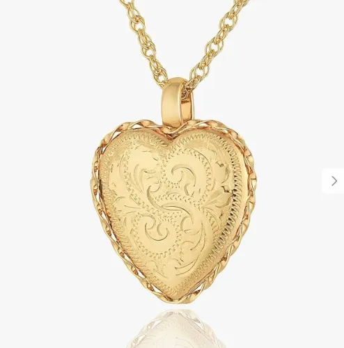 Victorian Gold Heart Locket