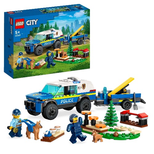 LEGO City Mobile Police Dog Training 60369 Building Toy, Playset for Kids Aged 5 and Over