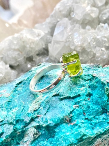 Peridot Silver Ring | Default Title