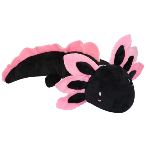Putrer Axolotl Plush Toy,Axolotl Stuffed Animal,14.6" Kawaii Doll Stuffed Toy Gifts for Boys Girls - Black