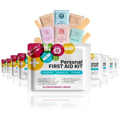 Personal First Aid Kit - 10 Pack