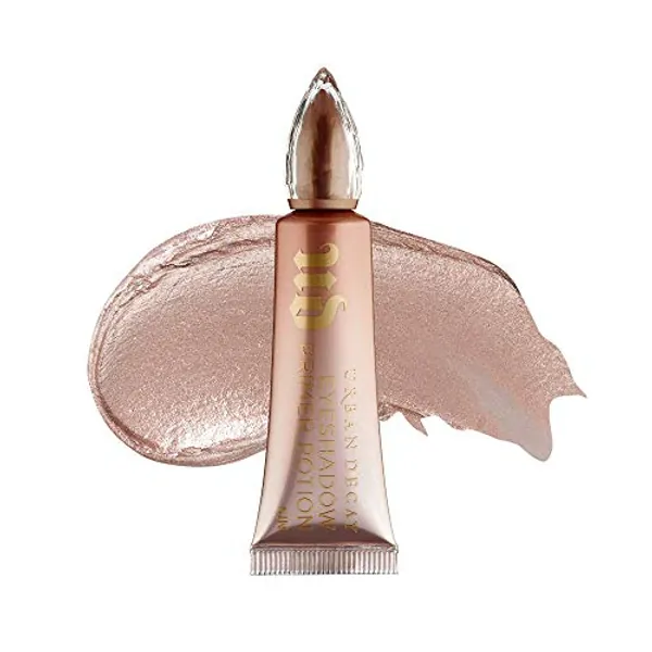 Urban Decay Eyeshadow Primer Potion, Sin - Award-Winning Pale Nude Shimmer Eye Primer for Crease-Free Eyeshadow & Makeup Looks - Lasts All Day - Great for Oily Lids - 0.33 fl oz