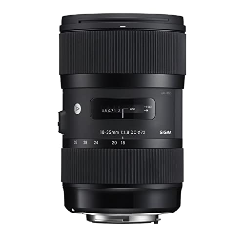 Sigma 18-35mm F1.8 Art DC HSM Lens for Canon, Black (210101) - Canon - US Version